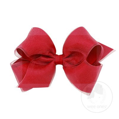 Organza Overlay Med. Bow - 7419