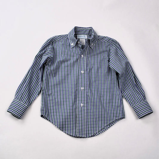 Navy/Green Plaid Shirt - 71101