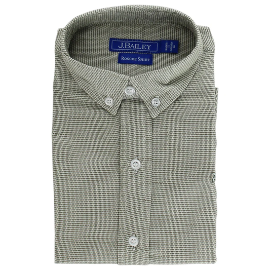 Roscoe Button Down - Basil