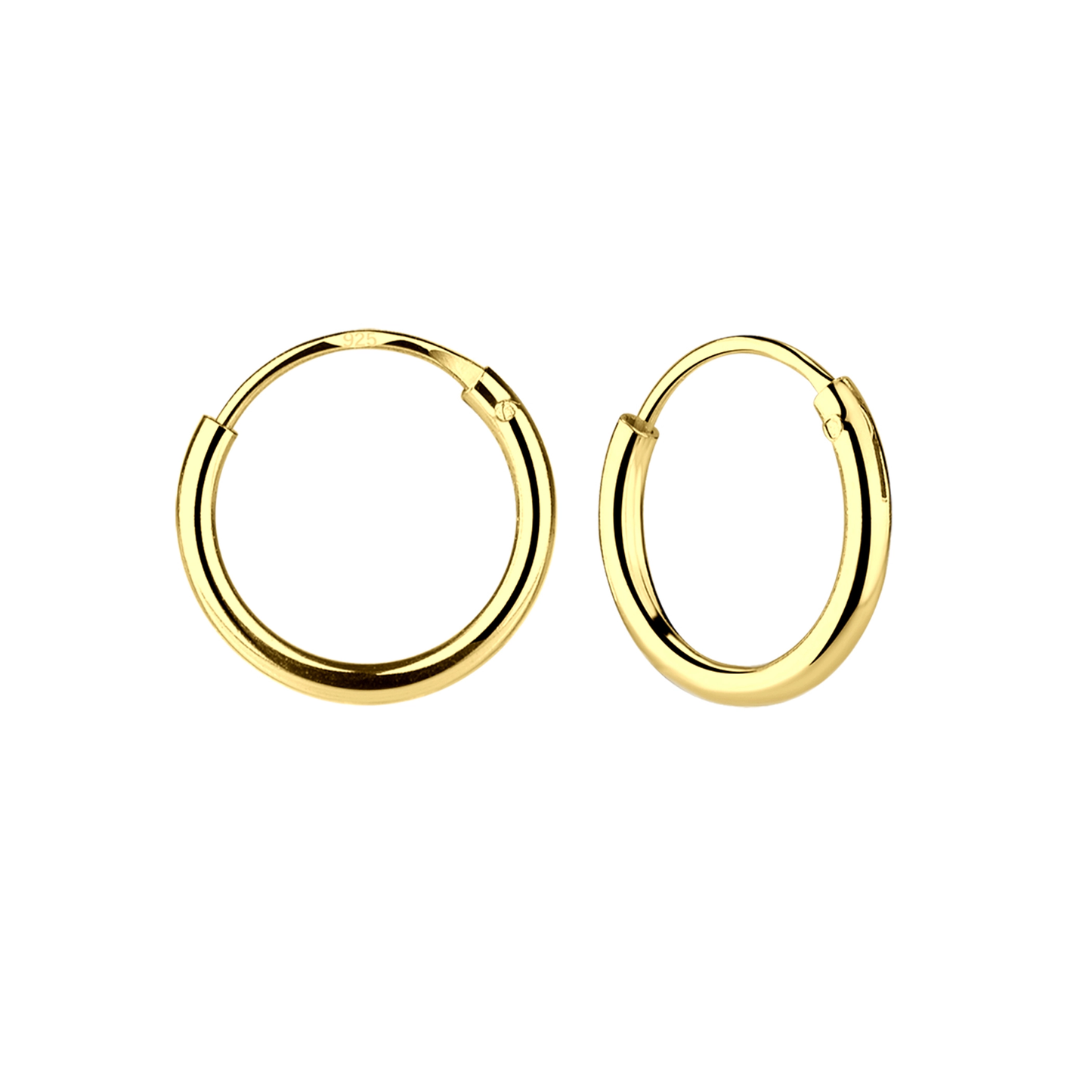 Endless Hoop Earring - 14K Gold