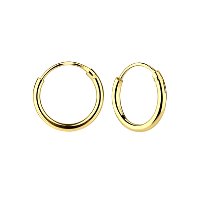 Endless Hoop Earring - 14K Gold