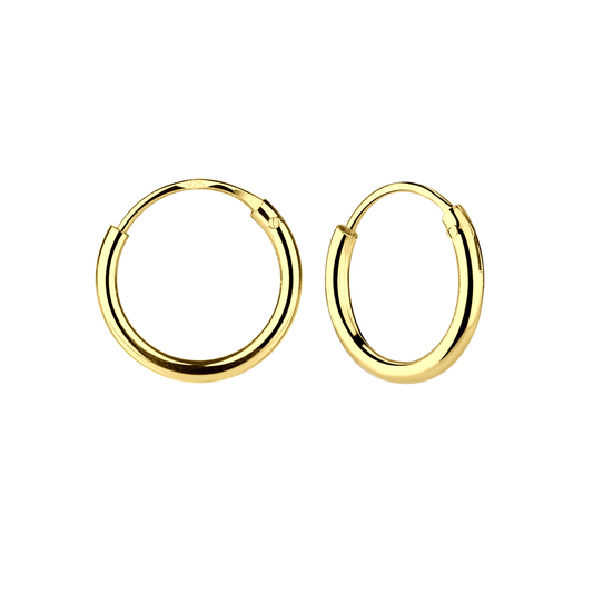 Endless Hoop Earring - 14K Gold