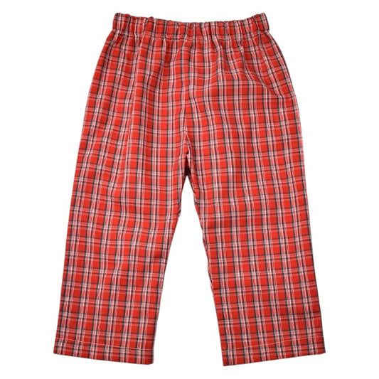 Red Plaid Pants