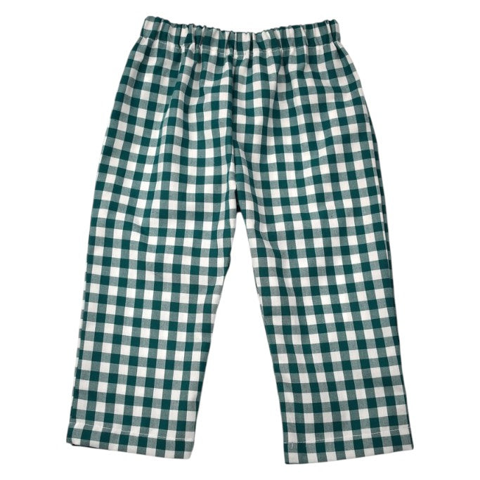 Green Check Pants