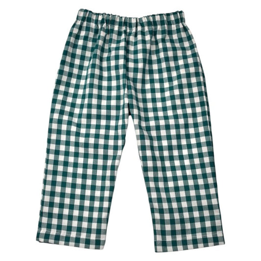 Green Check Pants