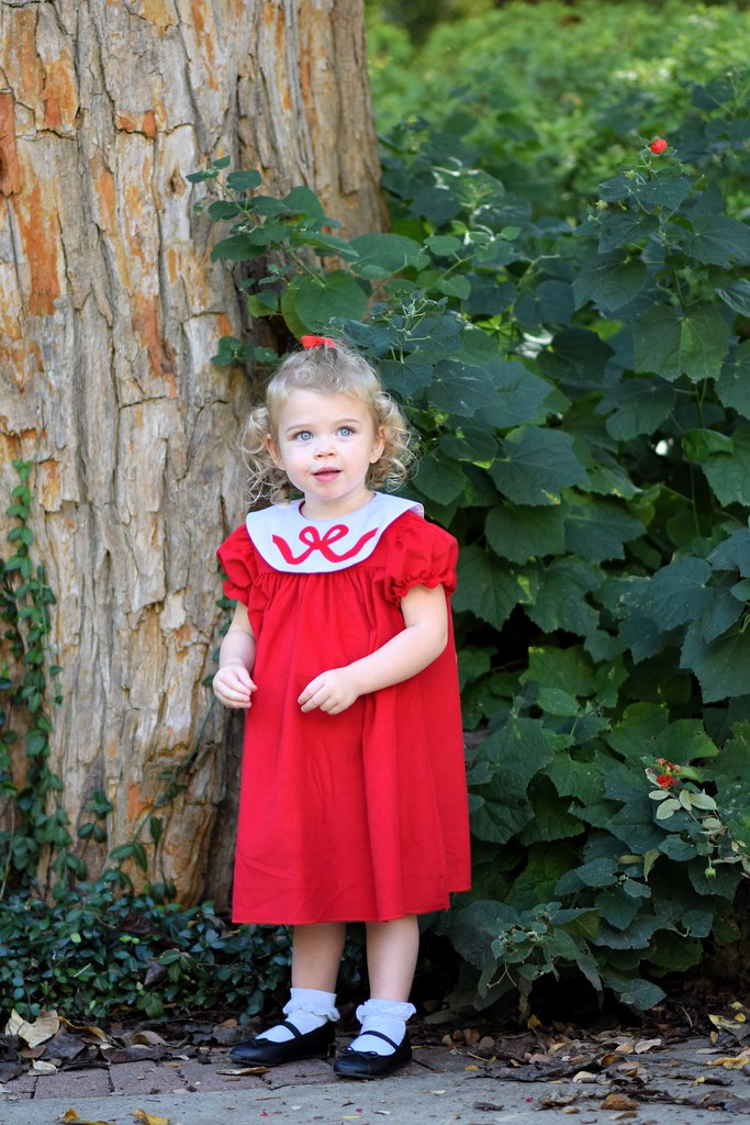 Bow Corduroy Float Dress