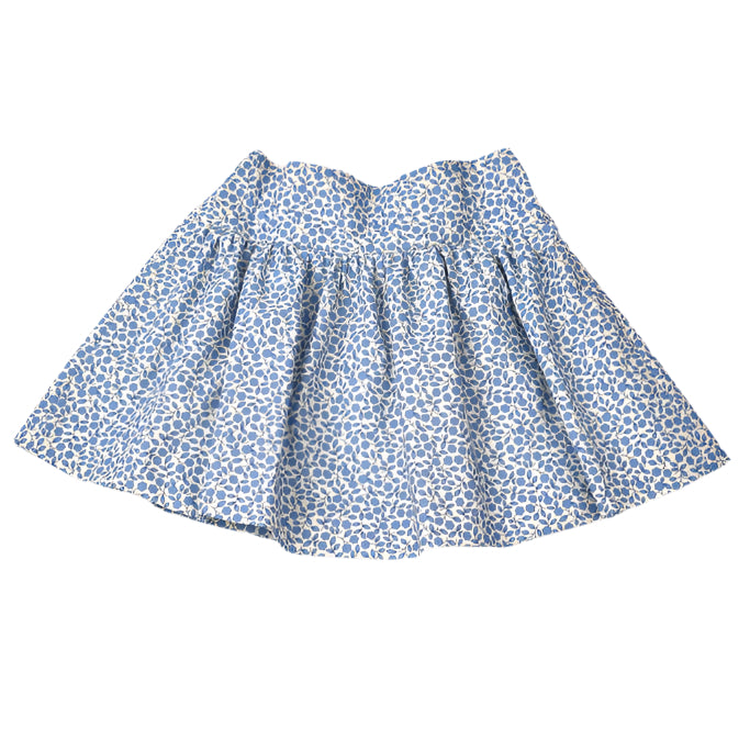 Vintage Floral Ruffle Skirt Set