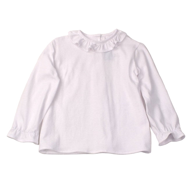 Ruffle Collar Knit Blouse