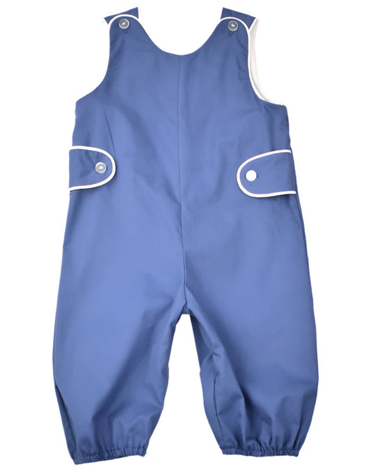 Button Tab Longall - Blue