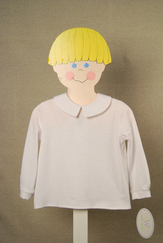 Boys Knit Shirt - White