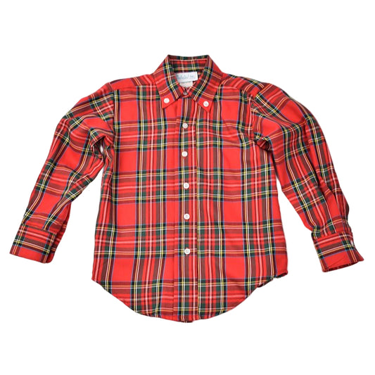 Red Plaid Button Down