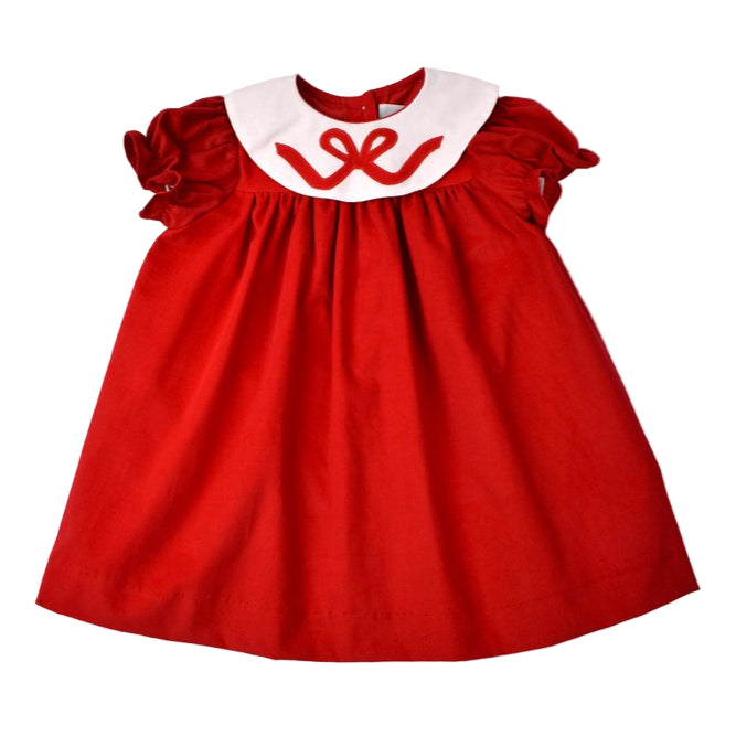 Bow Corduroy Float Dress