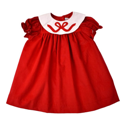 Bow Corduroy Float Dress
