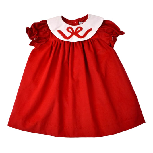 Bow Corduroy Float Dress