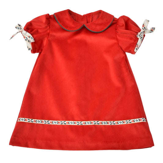 Red Velvet Float Dress