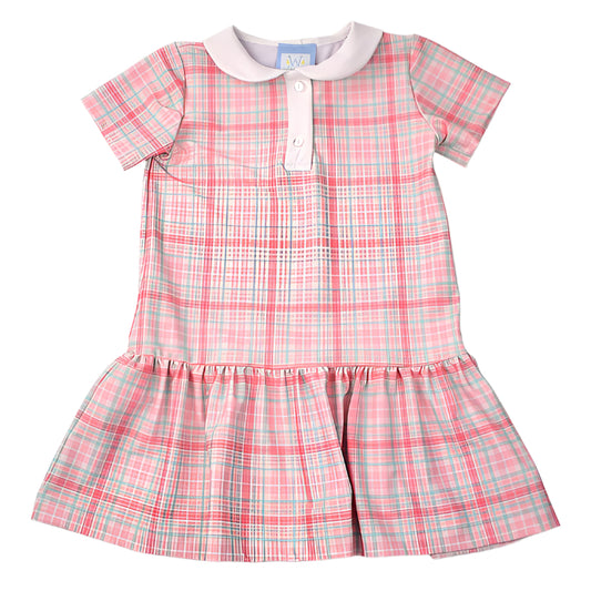 Pink Plaid Dress