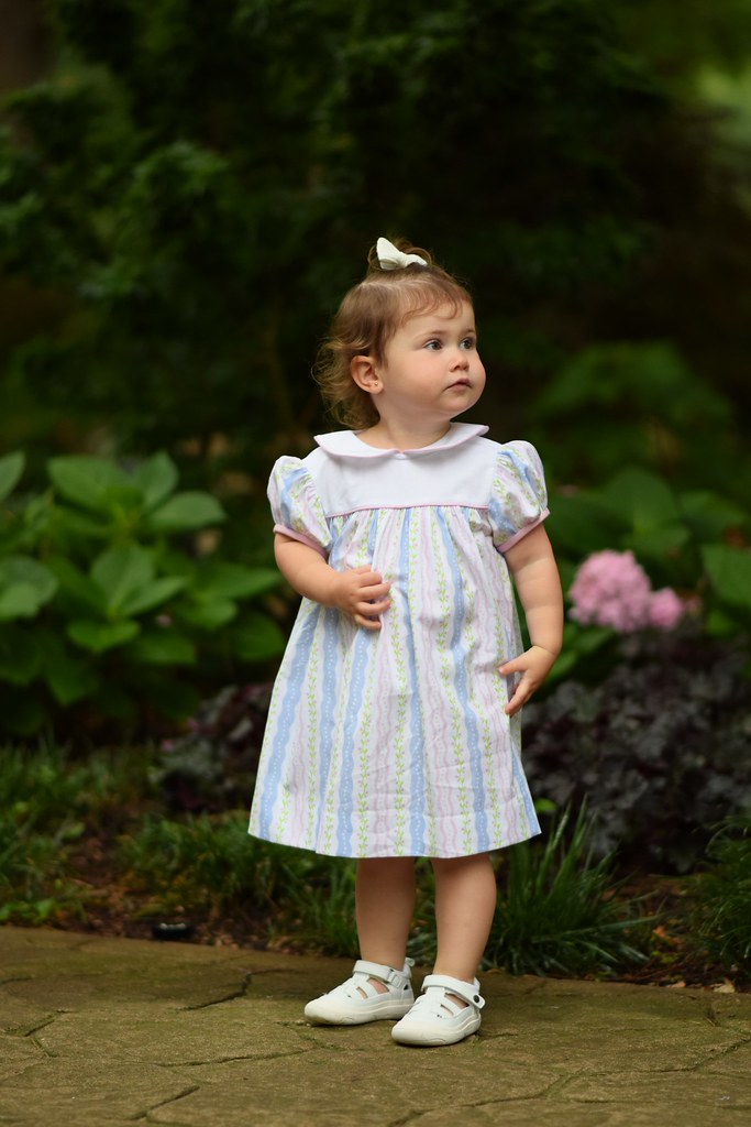 Float Dress - Floral Stripe