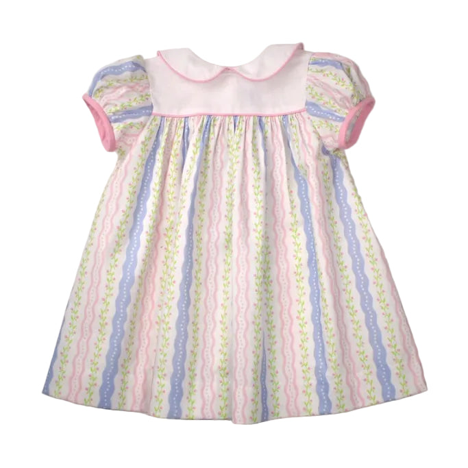Float Dress - Floral Stripe