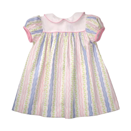 Float Dress - Floral Stripe