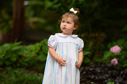 Float Dress - Floral Stripe