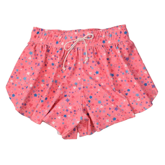 Stars Print Butterfly Shorts