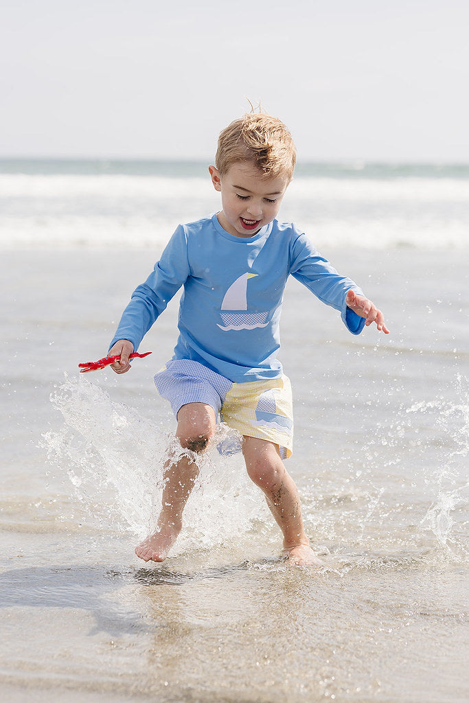 Swim Trunks - Sailboat