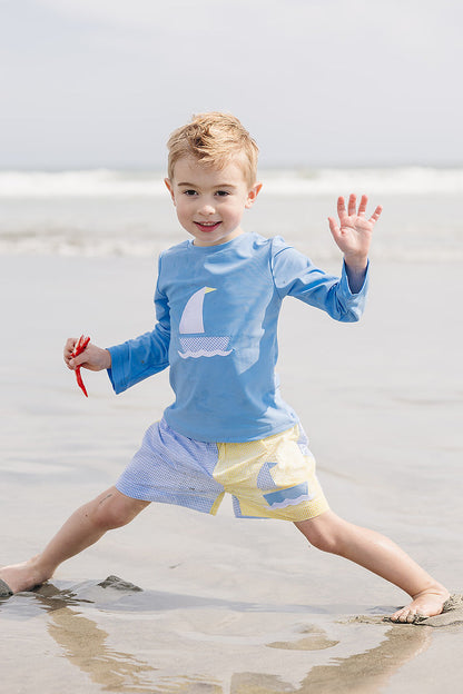 Swim Trunks - Sailboat