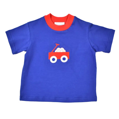 Baseball Wagon Plaid Set