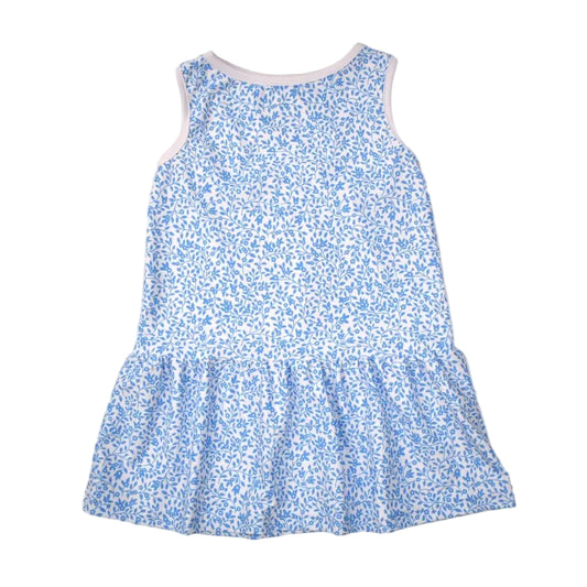 Blue Floral Tank Dress