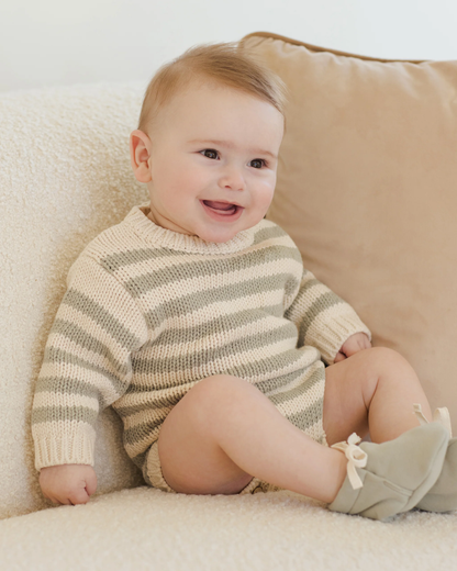 Rex Romper - Fern Stripe