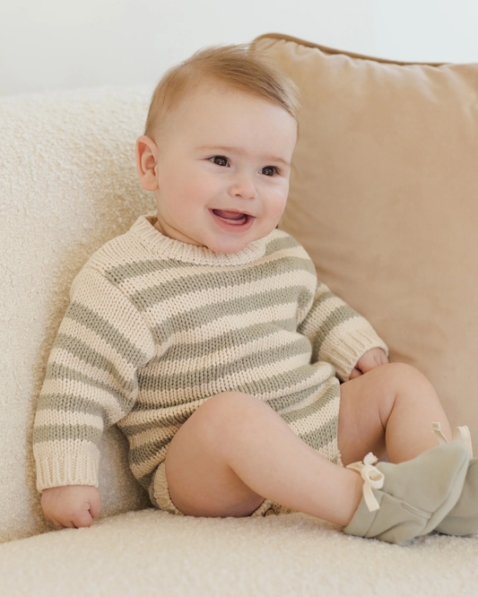 Rex Romper - Fern Stripe
