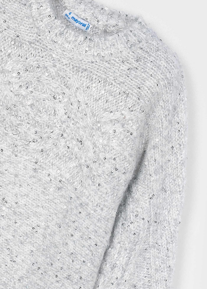 Sequins Sweater - Silver