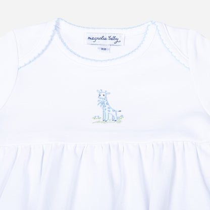 Vintage Giraffe Gown - Blue