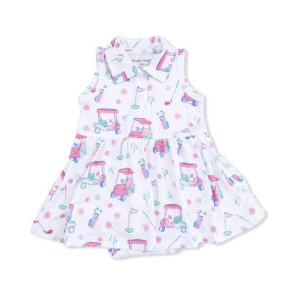 Polo Tennis Dress - Golf Carts & Flowers