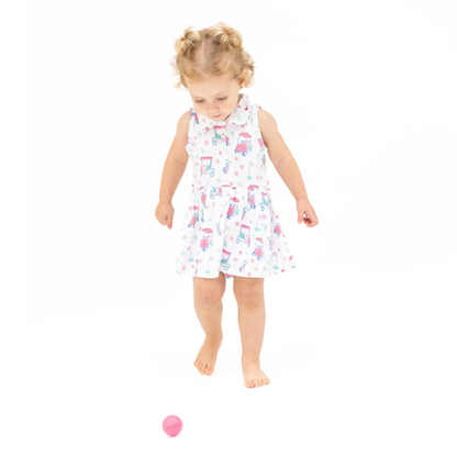 Polo Tennis Dress - Golf Carts & Flowers
