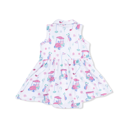 Polo Tennis Dress - Golf Carts & Flowers