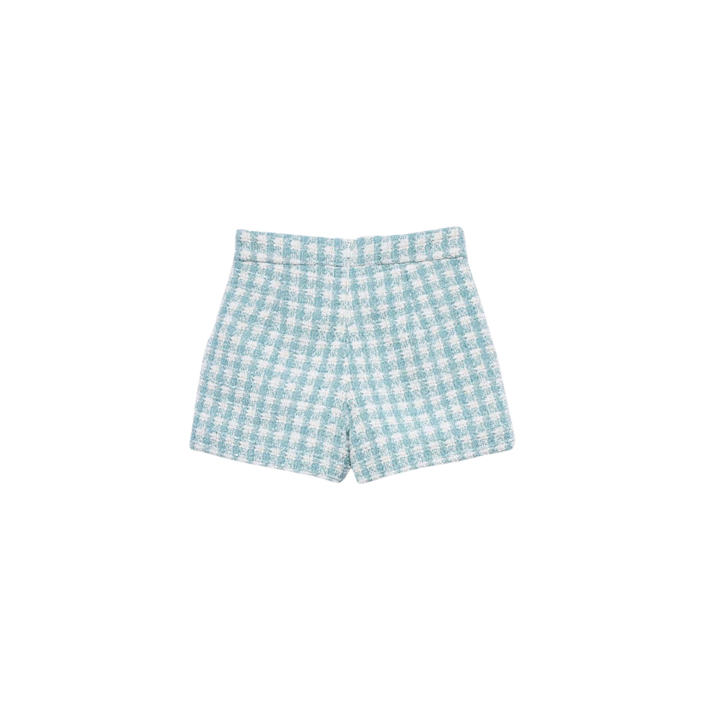 Plaid Shorts - Aqua
