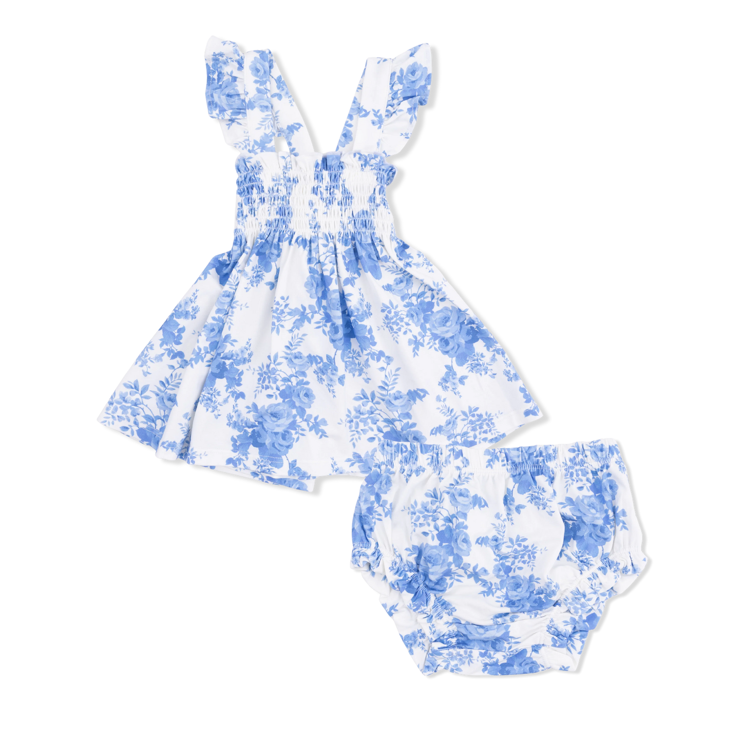 Smocked Top W/ Bloomer - Dream Cottage Floral