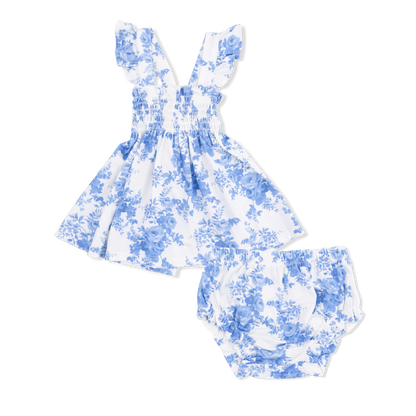 Smocked Top W/ Bloomer - Dream Cottage Floral