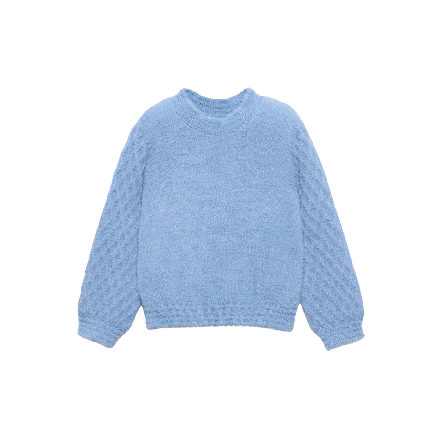 Fuzzy Sweater - Sky Blue