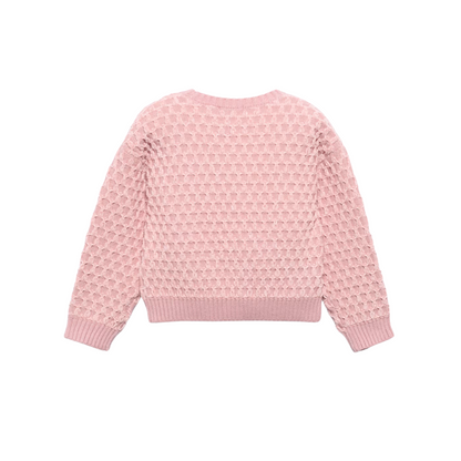 Chenille Sweater - Petal