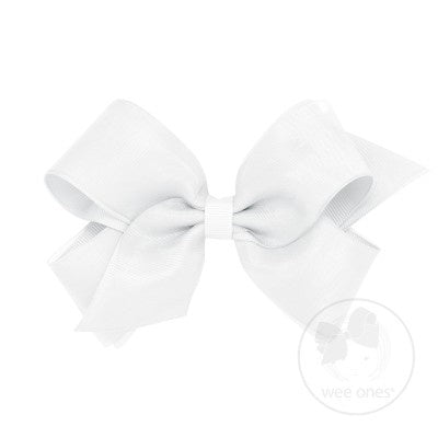 Organza Overlay Med. Bow - 7419