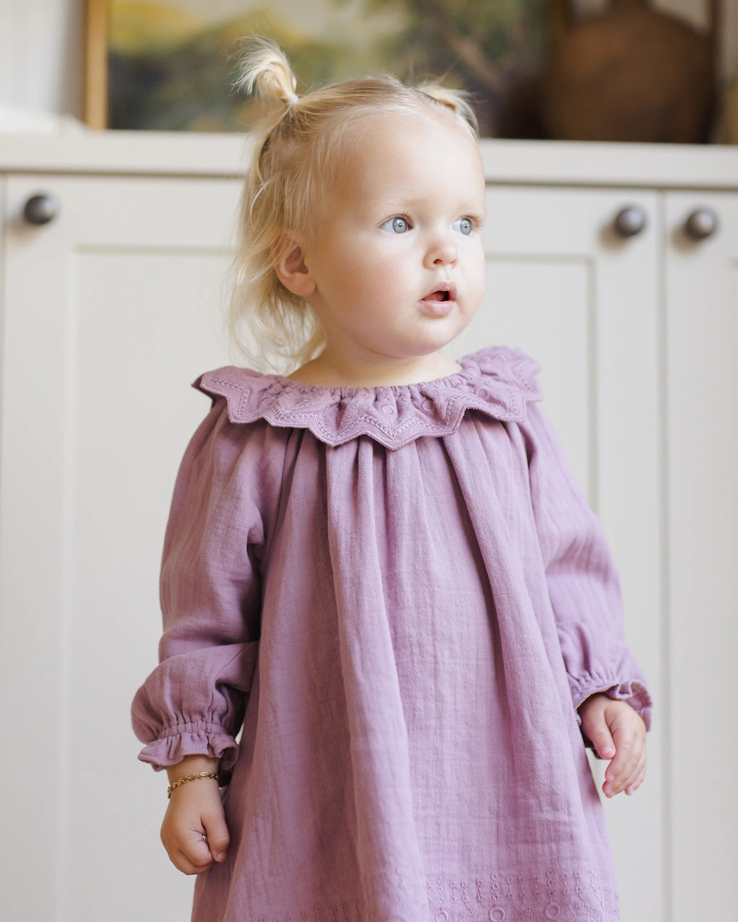 Isla L/S Dress - Mulberry