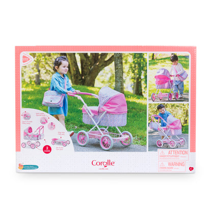 Floral Carriage for 12"-20" Baby Doll