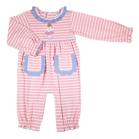Ballerina Girl's Romper