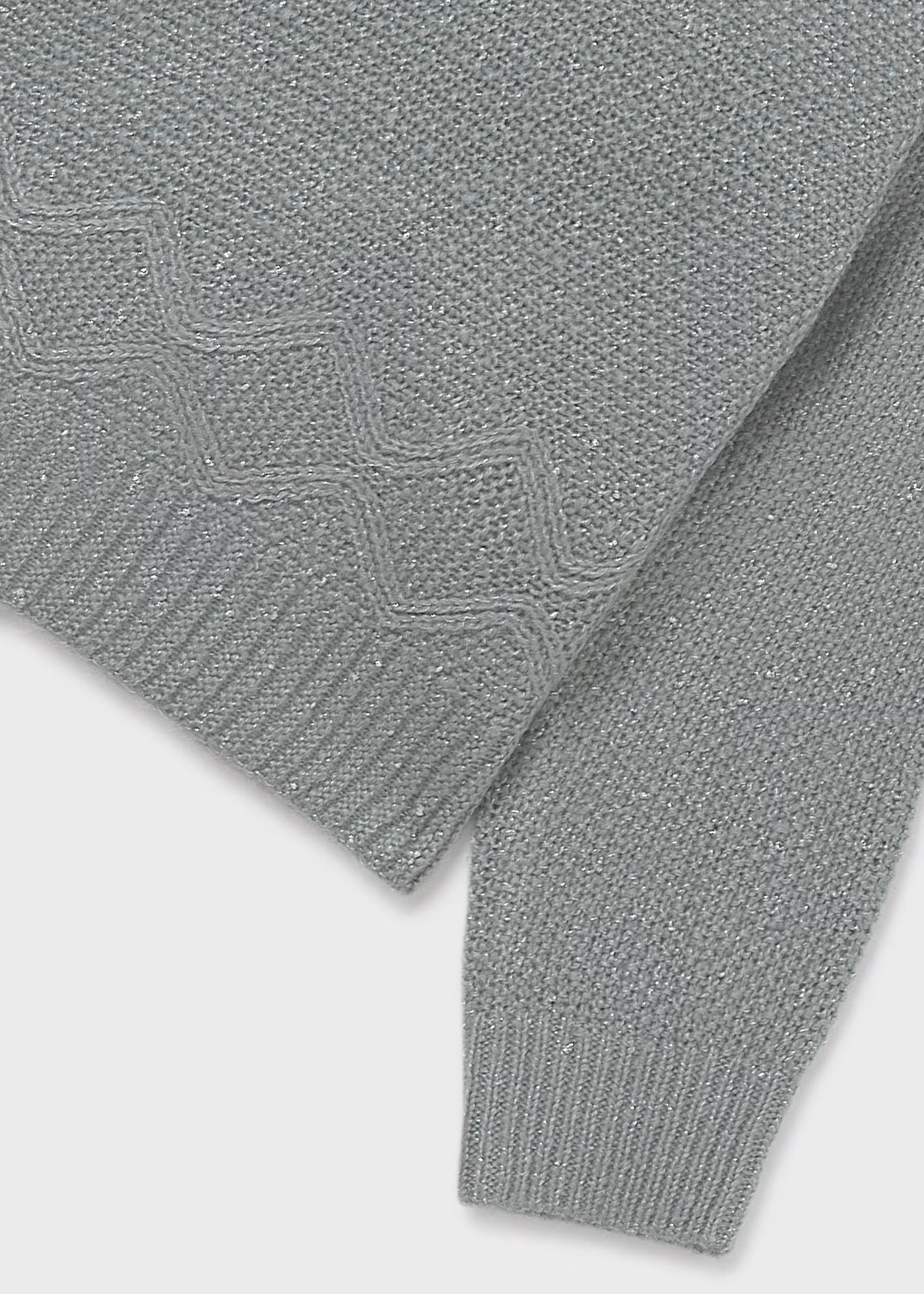 Metallic Knit Sweater - Jade