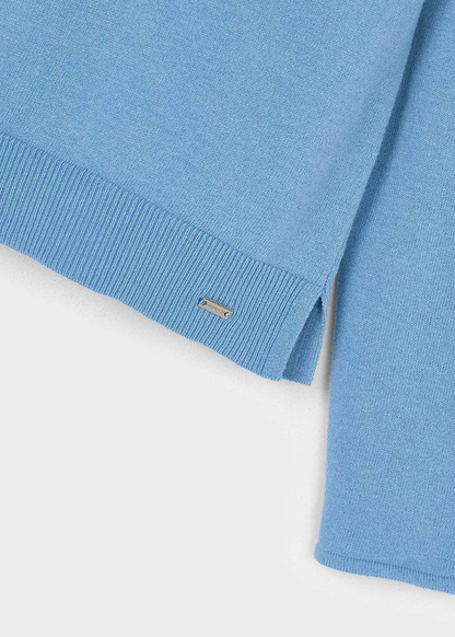 Turtleneck Sweater - Blue
