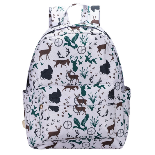 Gone Hunting Canvas Backpack