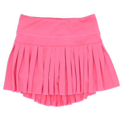 Mini Pleated Skort - Neon Pink