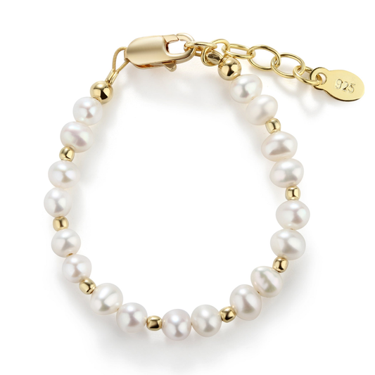 14K Gold-Plated Pearl Bracelet - Brynn